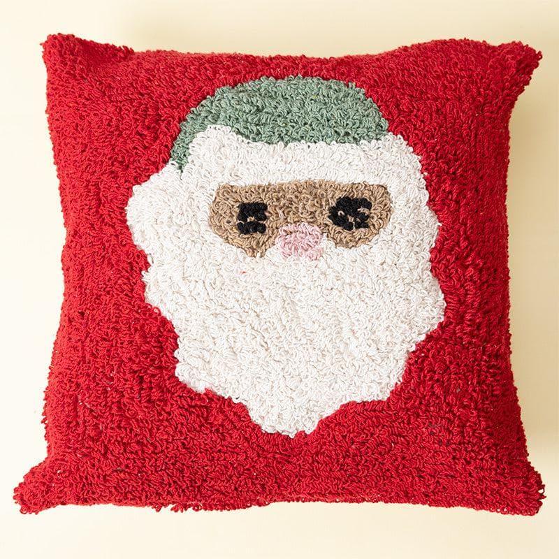 Cushion Cover Sets - Santa Plush Cushion Cover - Set Of Two