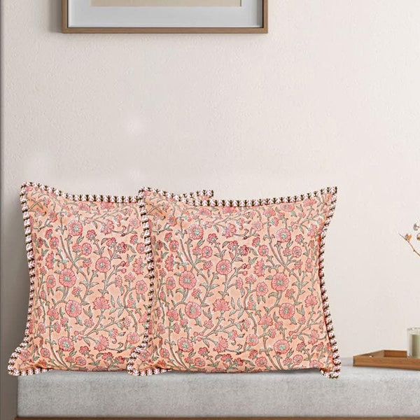 Buy Shikha Floral Cushion Cover - Set Of Two Cushion Cover Sets from Vaaree