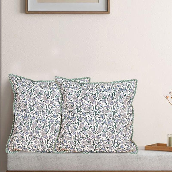 Cushion Cover Sets - Sidhya Floral Cushion Cover - Set Of Two
