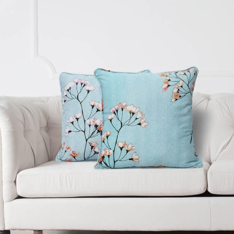 Buy Sky Blooms Cushion Cover - Set Of Two Cushion Cover Sets from Vaaree