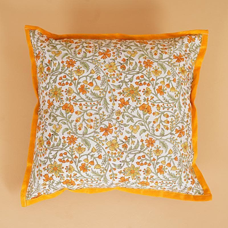 Cushion Cover Sets - Suramya Floral Cushion Cover - Set Of Five
