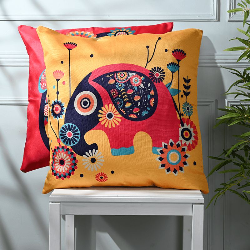 Buy Tusk & Teardrop Cushion Cover - Set Of Two Cushion Cover Sets from Vaaree