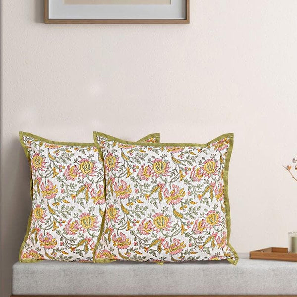 Cushion Cover Sets - Vashti Floral Cushion Cover - Set Of Two