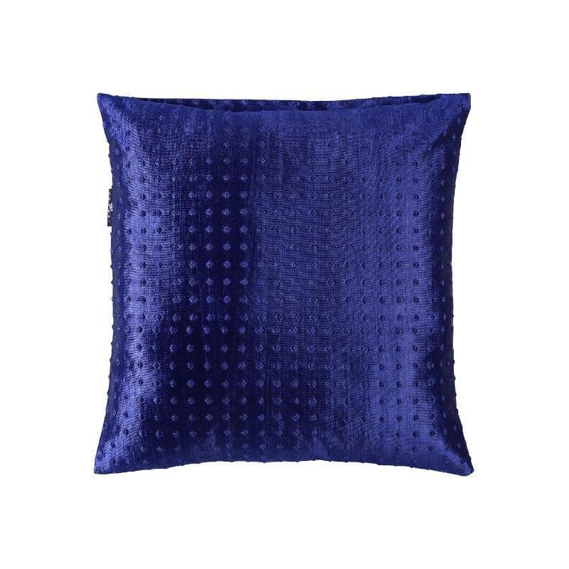 Buy Whimsy Sheen Cushion Cover (Blue) - Set Of Five Cushion Cover Sets from Vaaree