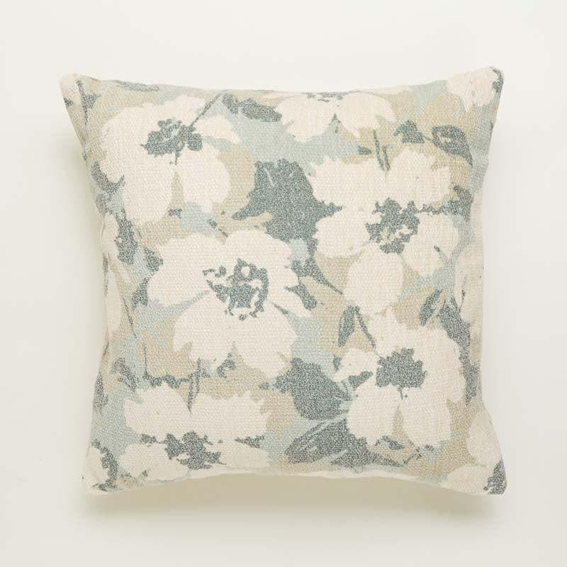 Buy White Lotus Cushion Cover - Set Of Two Cushion Cover Sets from Vaaree