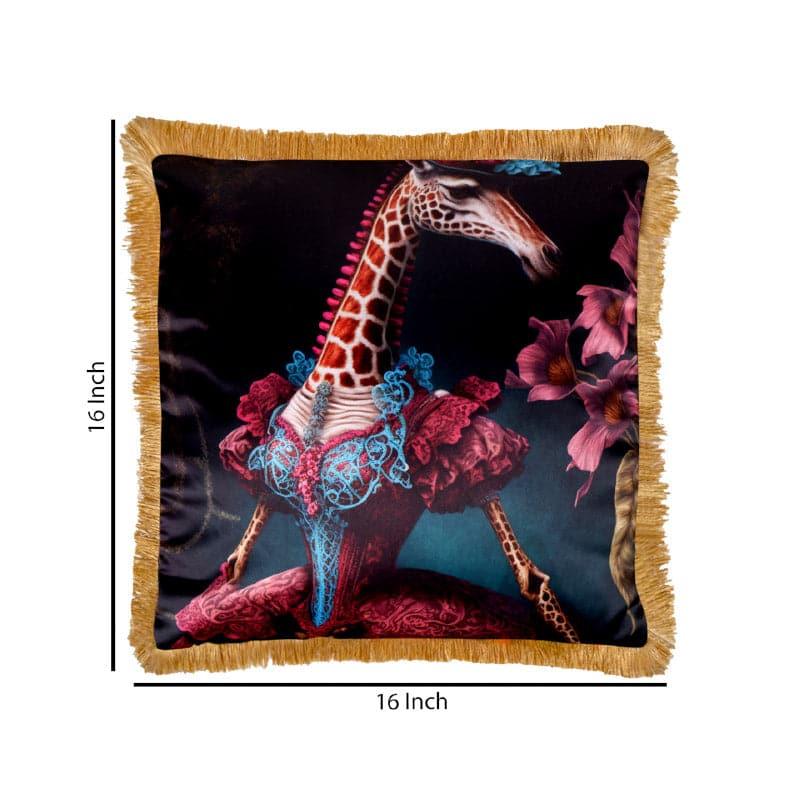 Cushion Covers - Abstract Giraffe Cushion Cover