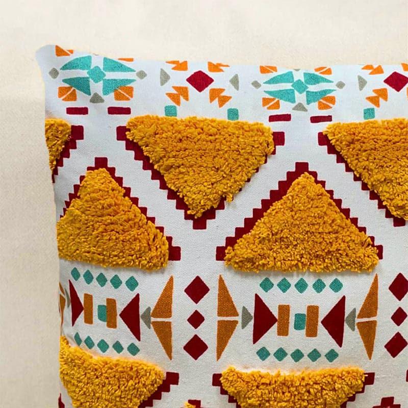 Buy Amber Zest Tufted Cushion Cover Cushion Covers from Vaaree