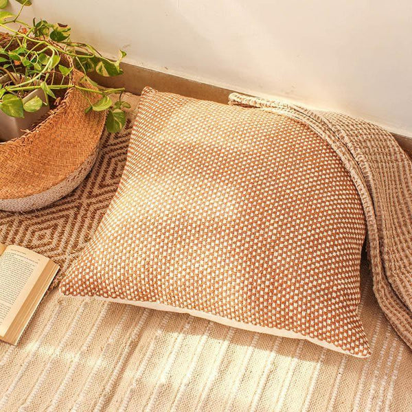 Cushion Covers - Vindhya Cushion Cover - Brown