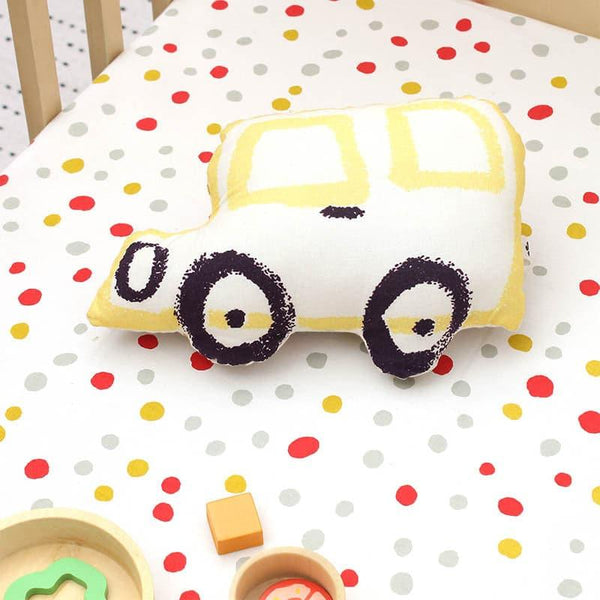 Cushion Covers - The Babys Dayout Shaped Cushion - Yellow