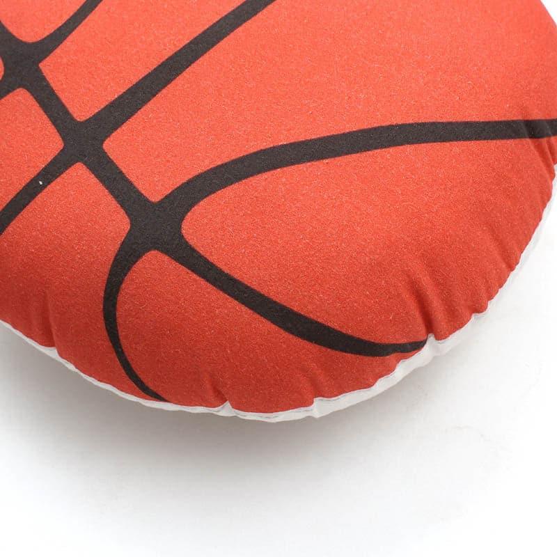 Cushion Covers - The Round Basketball Cushion Cover Red - Set Of Two