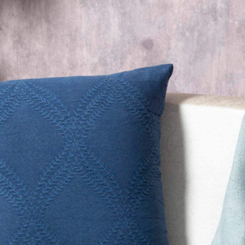 Cushion Covers - Blis Gyla Cushion Cover - Blue