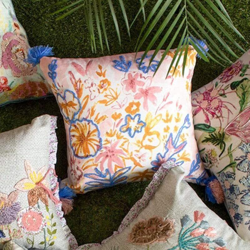 Buy Bunch Of Posies Cushion Cover Cushion Covers from Vaaree