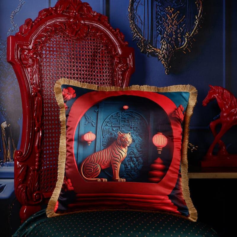 Buy Chinese Tiger Glory Cushion Cover Cushion Covers from Vaaree