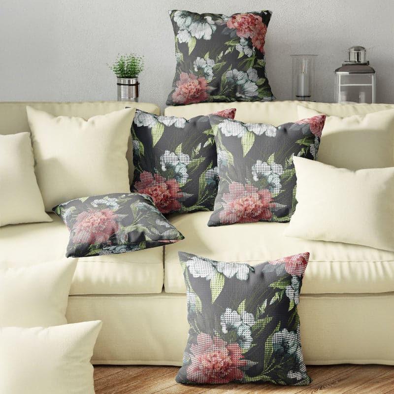 Cushion Covers - Crova Printed Cushion Cover - Set Of Five