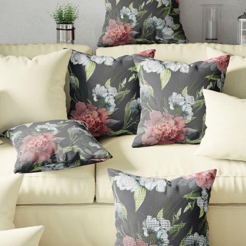 Cushion Covers - Crova Printed Cushion Cover - Set Of Five