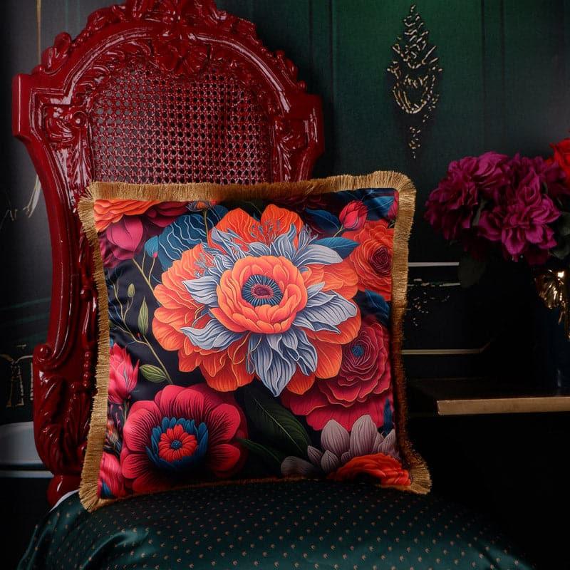 Buy Crysanthemum Glory Cushion Cover Cushion Covers from Vaaree