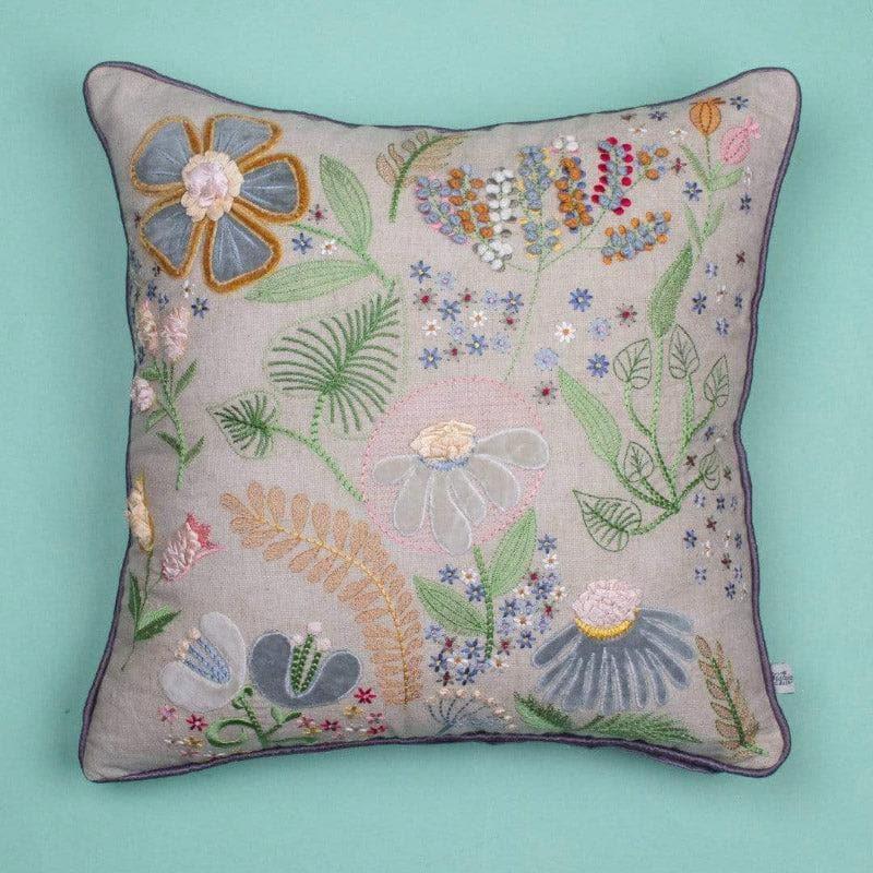 Cushion Covers - Daisy Embroidered Cushion Cover