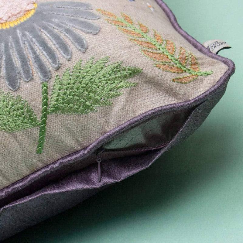 Buy Daisy Embroidered Cushion Cover Cushion Covers from Vaaree