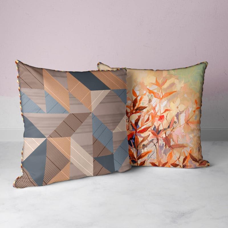 Buy Dalziel AkumaReversible Cushion Cover - Set Of Two Cushion Covers from Vaaree