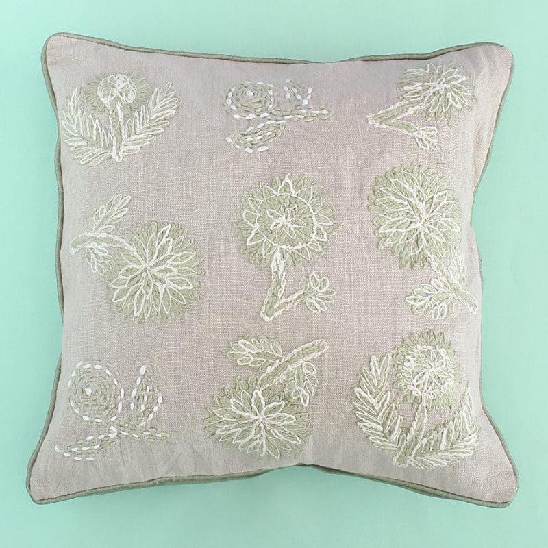 Cushion Covers - Dew Drops Embroidered Cushion Cover