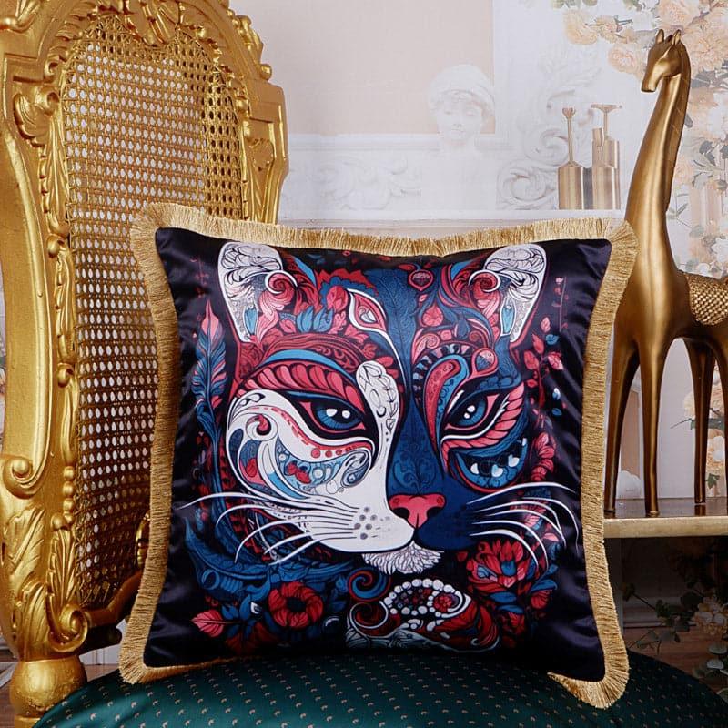 Buy Divine Feline Royale Cushion Cover Cushion Covers from Vaaree