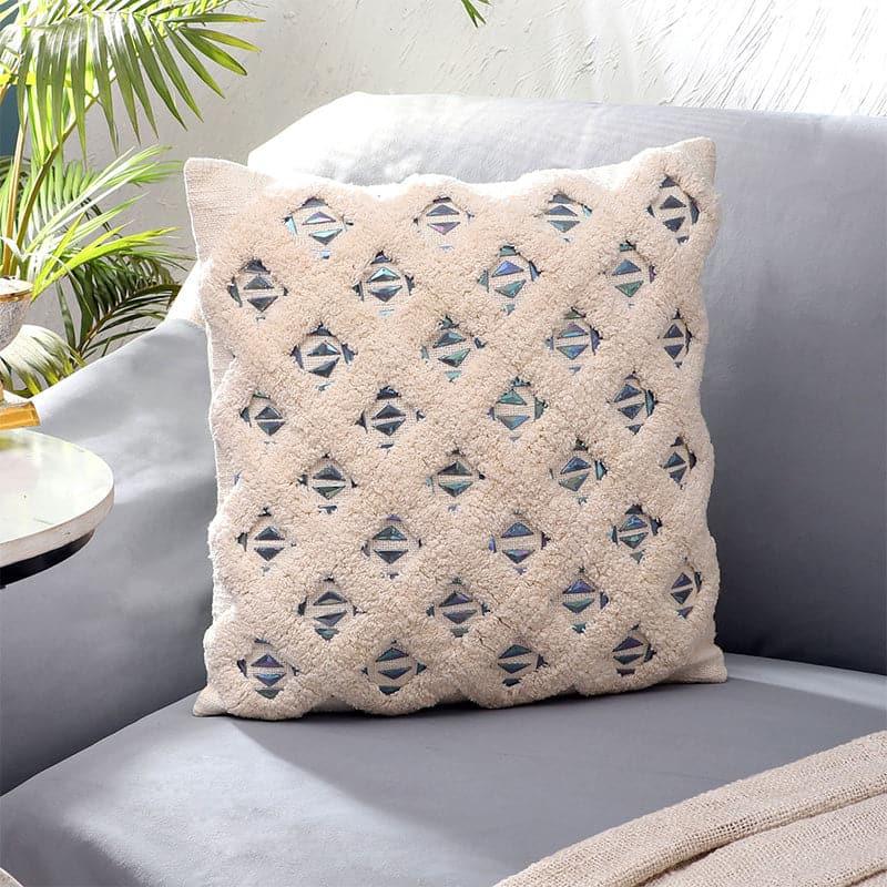 Buy Dreva Cushion Cover - Beige Cushion Covers from Vaaree