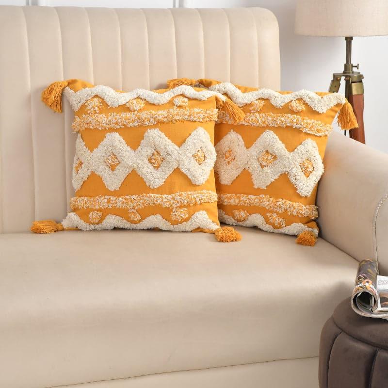 Buy Driya Tufted Cushion Cover - Set Of Two Cushion Covers from Vaaree