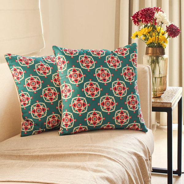Cushion Covers - Faye Ethnic Cushion Cover - Set Of Two