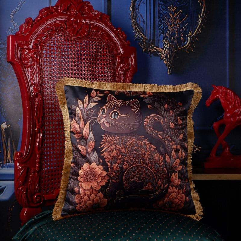 Buy Feline Glow Cushion Cover Cushion Covers from Vaaree