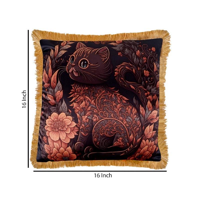 Buy Feline Glow Cushion Cover Cushion Covers from Vaaree