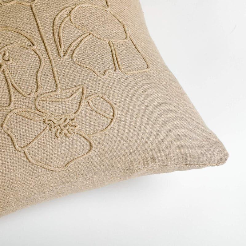 Buy Cushion Covers - Flora Doodle Embroidered Cushion Cover at Vaaree online