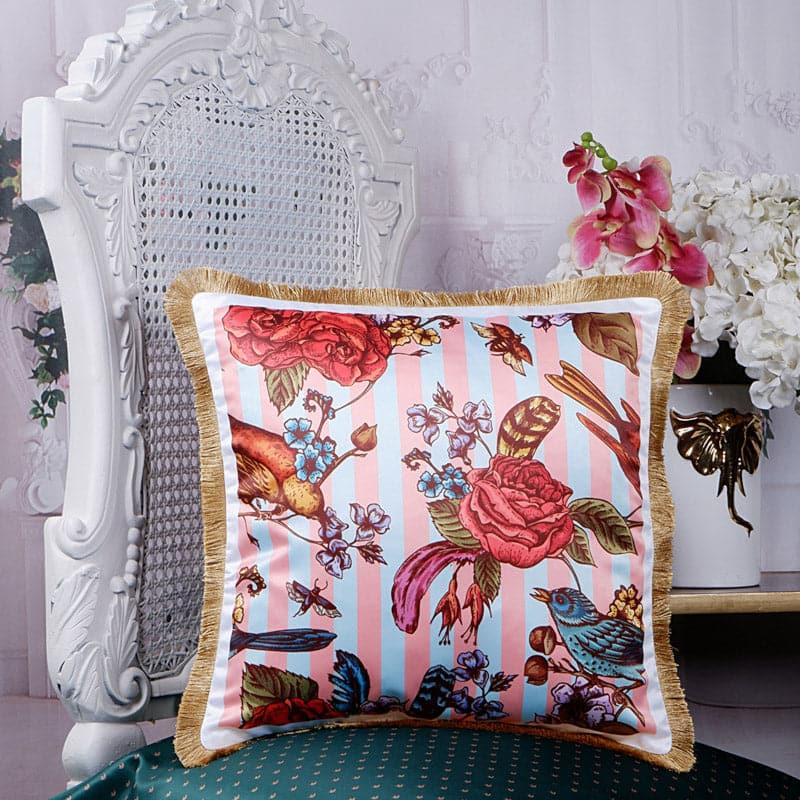 Buy Floral Stripe Eden Cushion Cover Cushion Covers from Vaaree