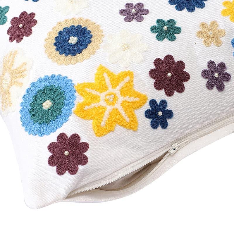 Cushion Covers - Floro Blast Cushion Cover - White