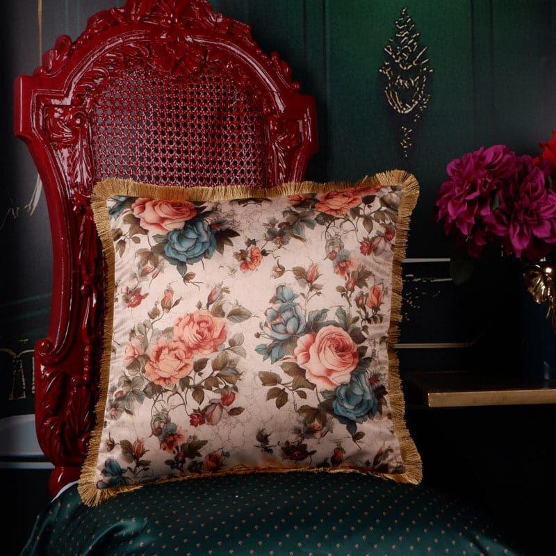 Buy Flowery Snuggle Cushion Cover Cushion Covers from Vaaree