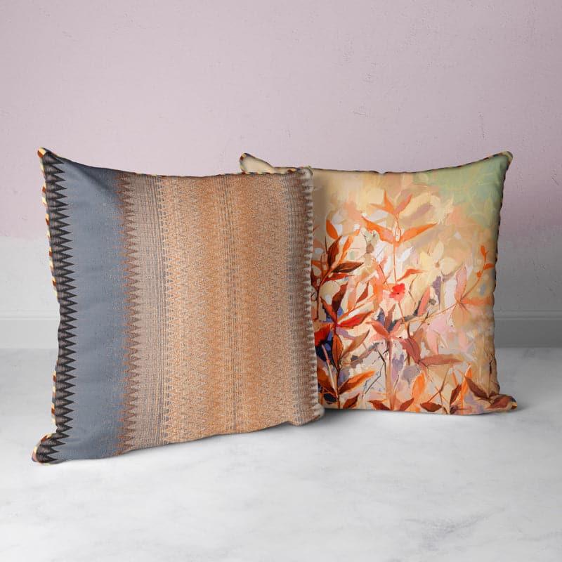 Buy Gibra AkumaReversible Cushion Cover - Set Of Two Cushion Covers from Vaaree