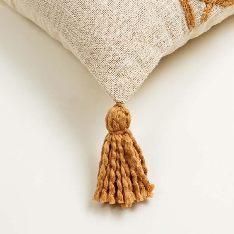 Buy Gold Fence Cushion Cover Cushion Covers from Vaaree