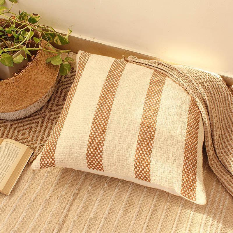 Buy Shivalik Cushion Cover - Brown Cushion Covers from Vaaree