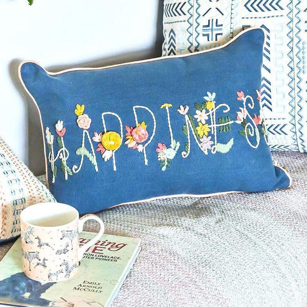 Cushion Covers - Happiness Cushion Cover- Secret Trellis Collection