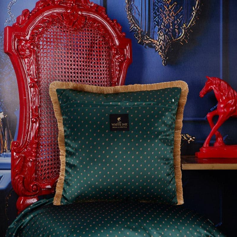 Cushion Covers - Honey Hummingbird Tropical Cushion Cover - Green & Blue