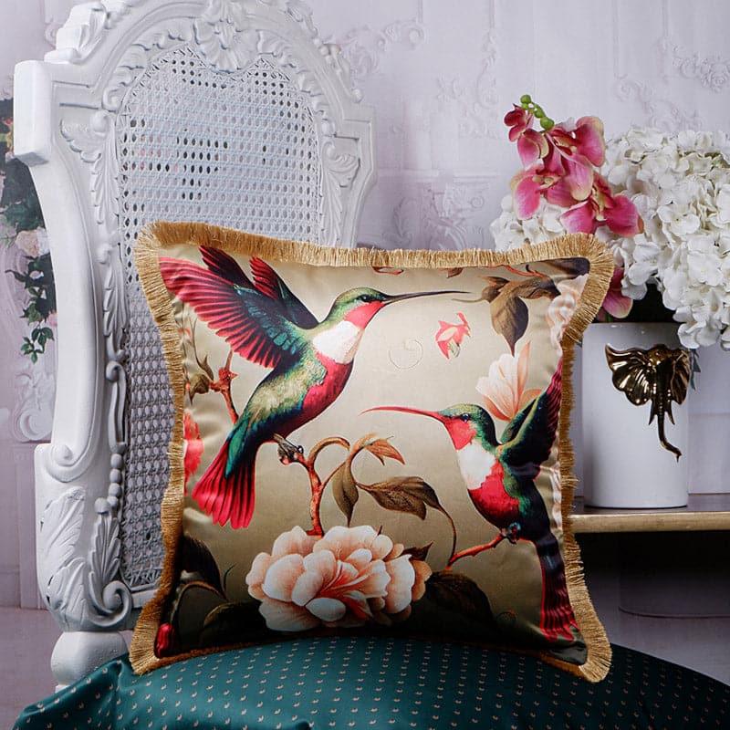 Buy Hummingbird Flutter Tropical Cushion Cover Cushion Covers from Vaaree