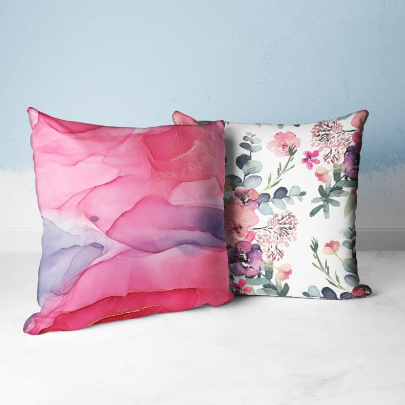 Buy Ibis LilaReversible Cushion Cover - Set Of Two Cushion Covers from Vaaree