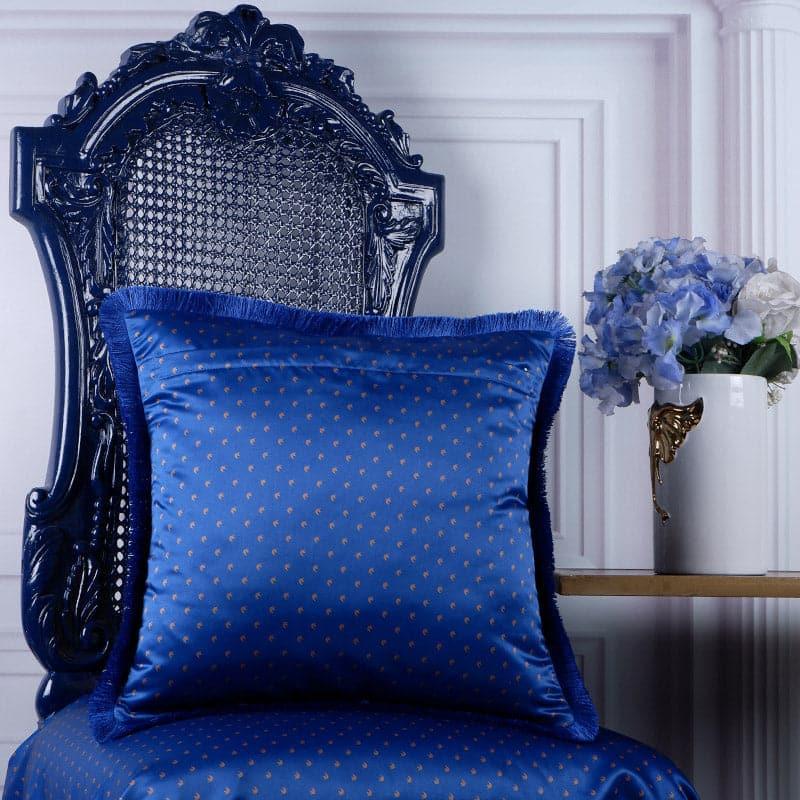 Buy Indigo Floral Fusion Cushion Cover Cushion Covers from Vaaree