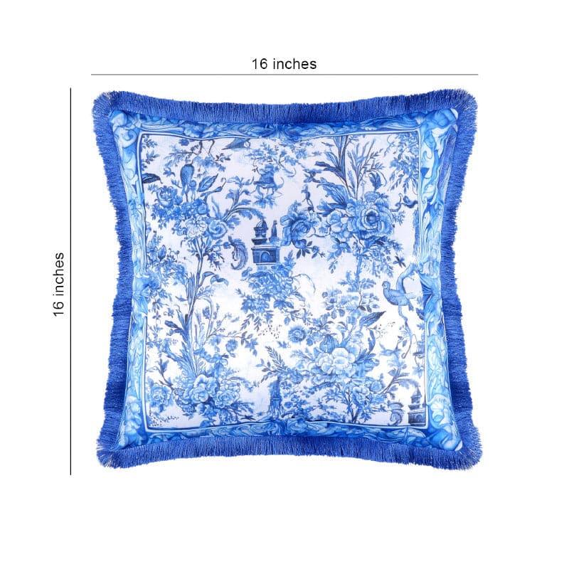 Cushion Covers - Indigo Floral Fusion Cushion Cover