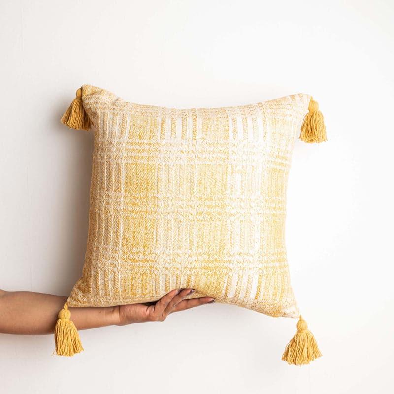Buy Cushion Covers - Itara Cushion Cover - Yellow at Vaaree online