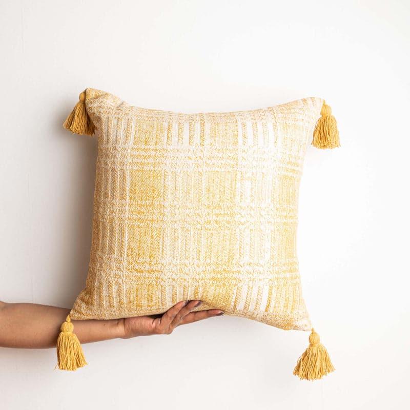 Buy Itara Cushion Cover - Yellow Cushion Covers from Vaaree