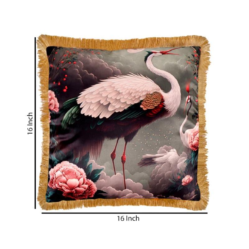 Buy Majestic Egret Cushion Cover Cushion Covers from Vaaree