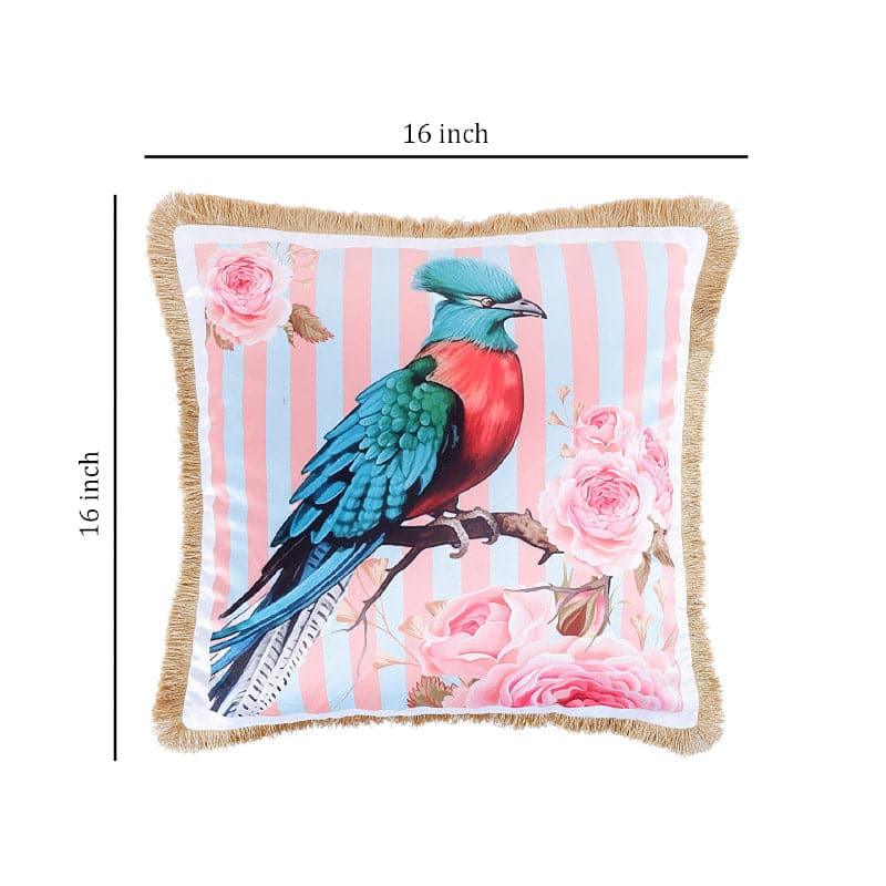 Buy Marlow Whimsy Tropical Cushion Cover - Pink Cushion Covers from Vaaree