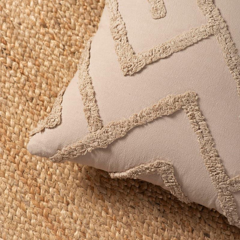 Buy Maze Mova Cushion Cover - Beige Cushion Covers from Vaaree