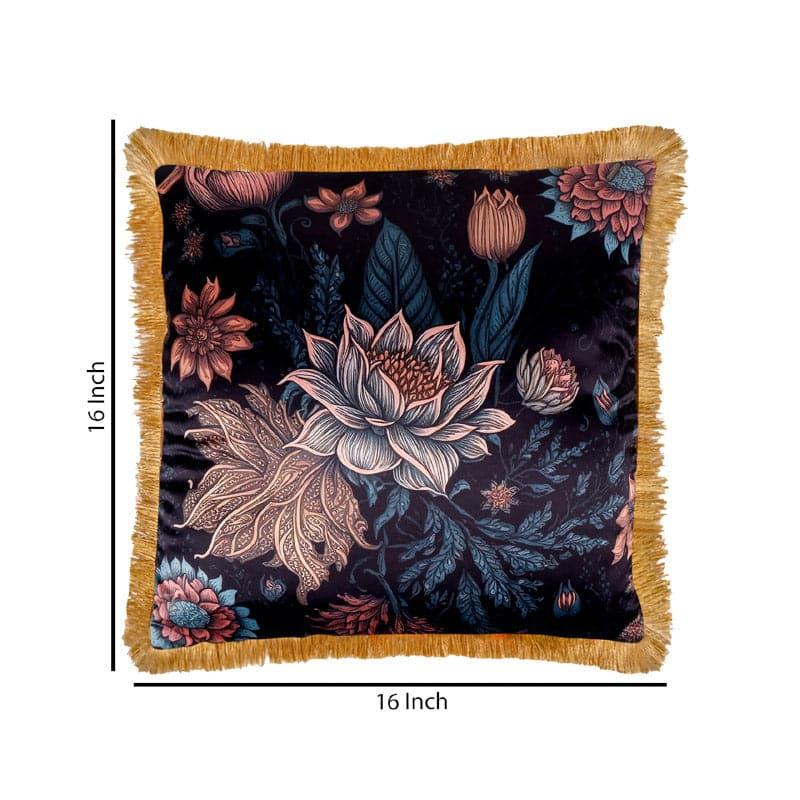 Cushion Covers - Midnight Flora Muse Cushion Cover