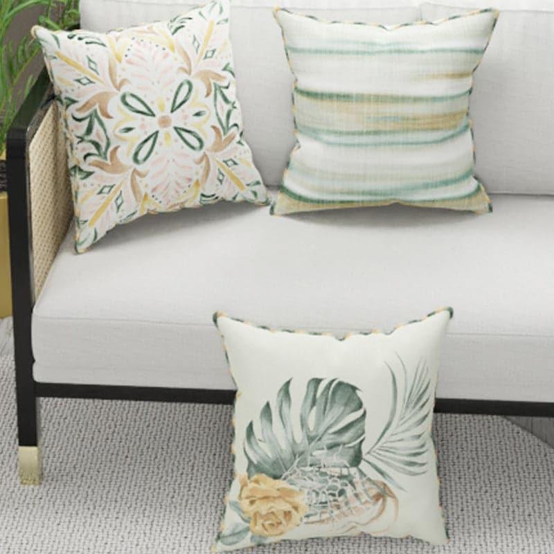 Buy Misty Mood Printed Cushion Cover - Set Of Three Cushion Covers from Vaaree